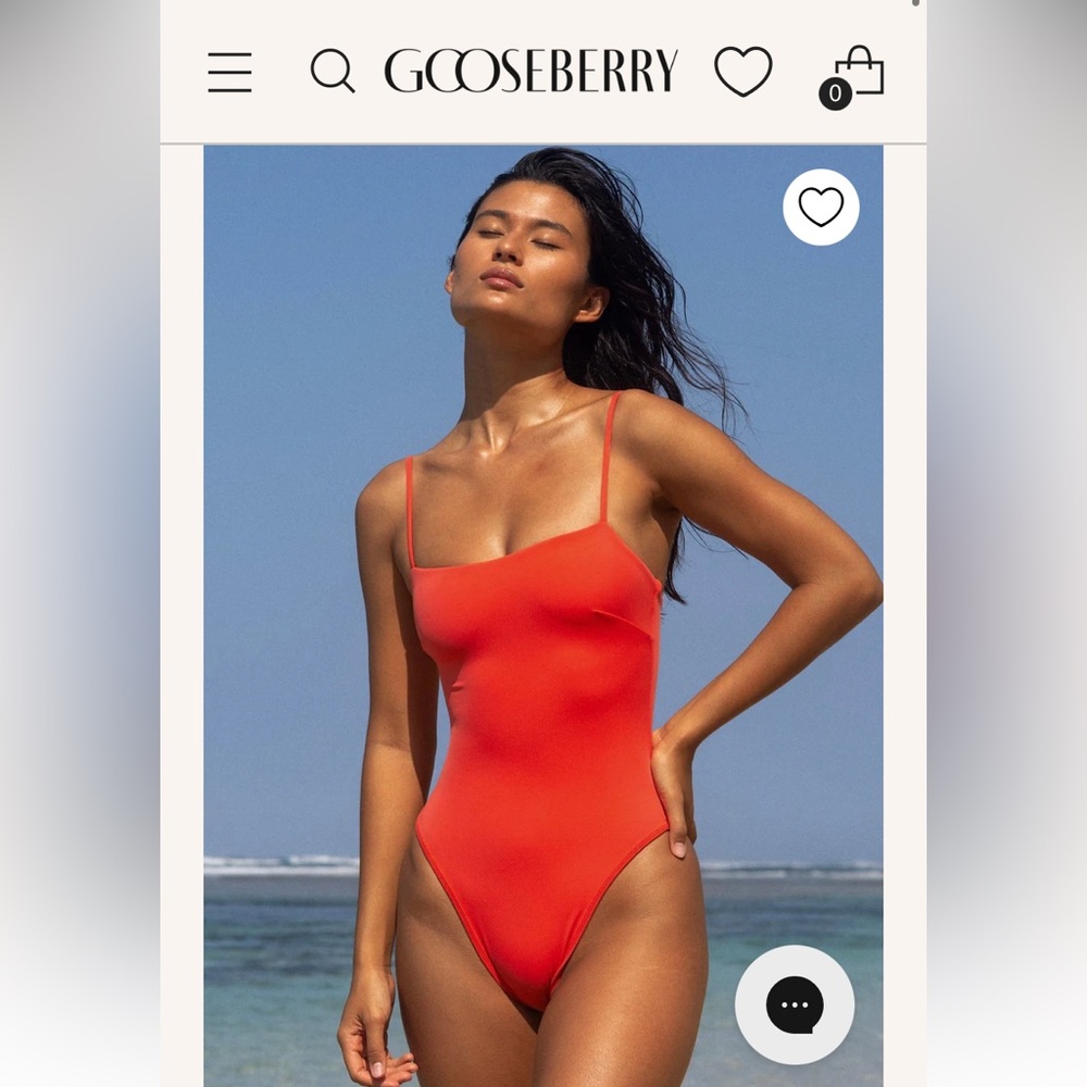 New with tags gooseberry seaside one piece swimsuit.  Size M (runs small) -